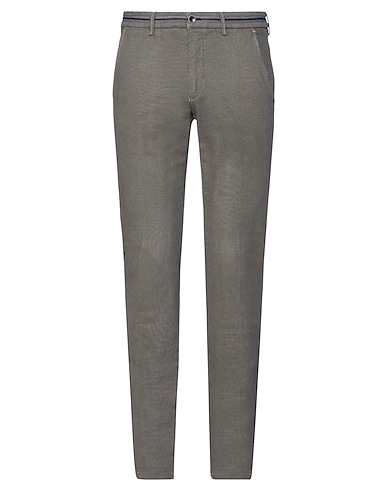 MASON'S Casual trouser Dark brown 99% Cotton, 1% Elastane