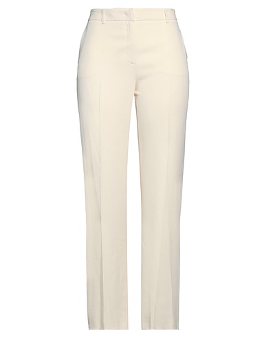 ALBERTA FERRETTI Casual pants Ivory 74% Acetate, 26% Viscose