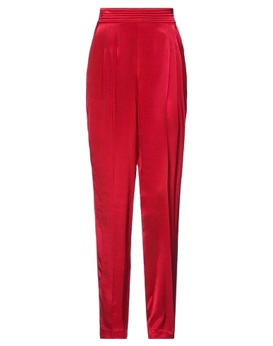 TWINSET Casual trouser Red 100% Viscose