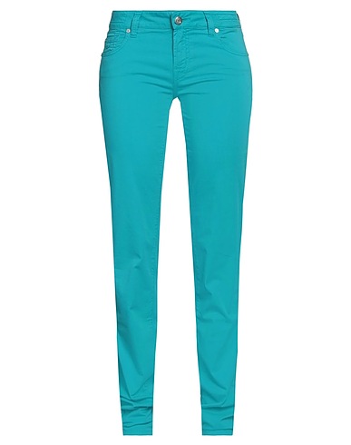 JACOB COHЁN Pantalone Turchese 98% Cotone, 2% Elastan