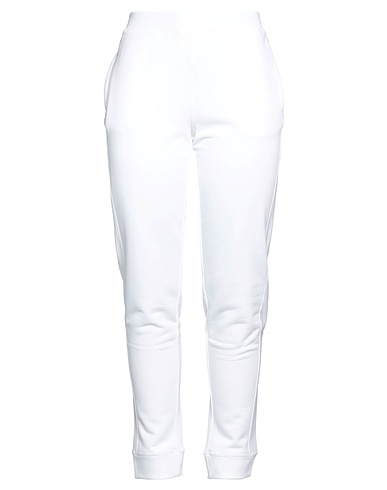 MOSCHINO Pantalone Bianco 100% Cotone
