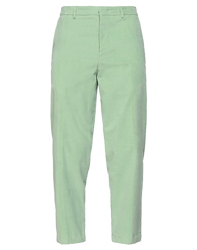 PAOLO PECORA Pantalone Verde chiaro 97% Cotone, 3% Elastan