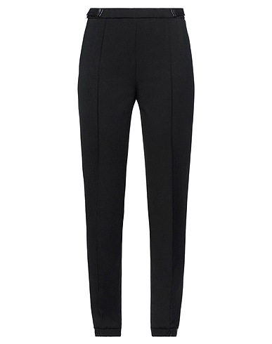 BEATRICE .B Casual trouser Black 53% Polyester, 43% Wool, 4% Elastane, Polyurethane