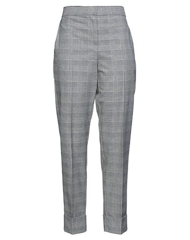 D.EXTERIOR Casual trouser Grey 44% Viscose, 44% Polyester, 8% Wool, 2% Elastane, 2% Polyamide
