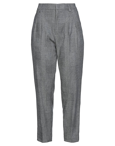 DONDUP Casual trouser Black 42% Wool, 24% Polyester, 18% Viscose, 14% Polyamide, 2% Elastane