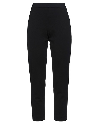 LIVIANA CONTI Casual trouser Black 68% Viscose, 27% Polyamide, 5% Elastane