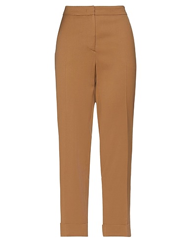 PT Torino Casual trouser Camel 82% Viscose, 17% Virgin Wool, 1% Elastane