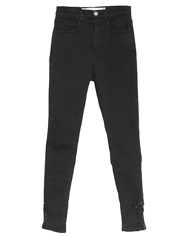 HAIKURE Denim trousers Black 85% Cotton, 10% Polyester, 5% Elastane