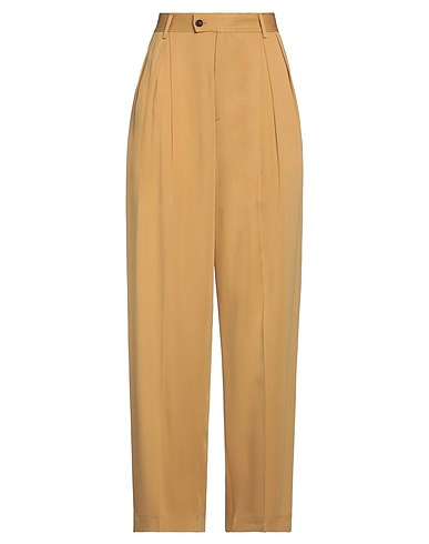 GRIFONI Pantalone Cammello 100% Viscosa