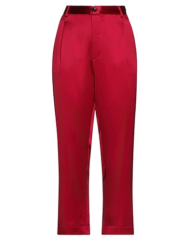 LIVIANA CONTI Pantalone Mattone 76% Acetato, 21% Viscosa, 3% Gomma