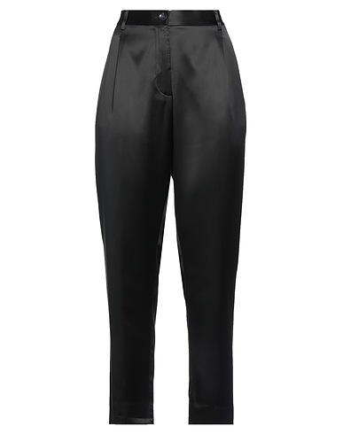LIVIANA CONTI Pantalone Nero 76% Acetato, 21% Viscosa, 3% Gomma