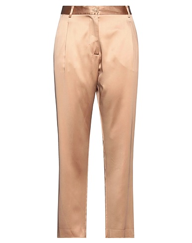 LIVIANA CONTI Pantalone Beige 76% Acetato, 21% Viscosa, 3% Gomma