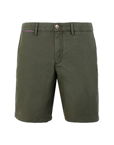 TOMMY HILFIGER Shorts & Bermuda BROOKLYN SHORT LIGHT
 Verde militare 100% Cotone organico