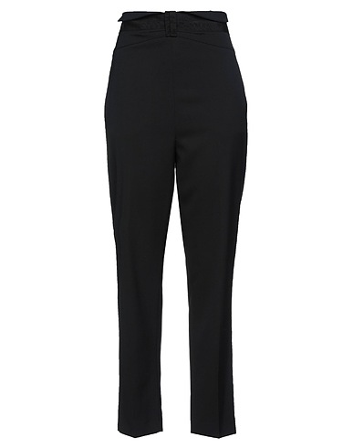 REDValentino Casual trouser Black 54% Polyester, 44% Wool, 2% Elastane, Cotton, Viscose