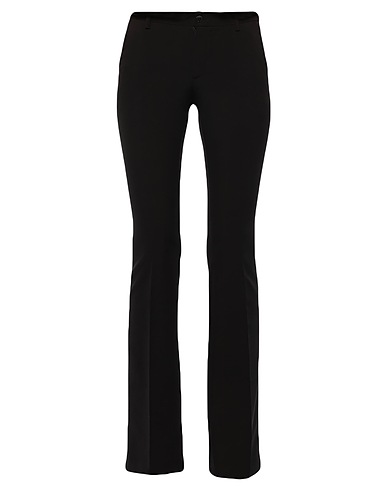 PT Torino Casual trouser Black 88% Polyester, 12% Elastane