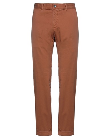 JECKERSON Casual trouser Brown 98% Cotton, 2% Elastane