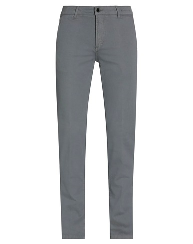 CAMOUFLAGE AR AND J. Casual trouser Lead 98% Cotton, 2% Elastane