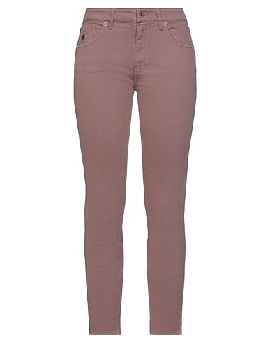 AVANTGAR DENIM by EUROPEAN CULTURE Casual trouser Light brown 93% Cotton, 5% Polyester, 2% Rubber