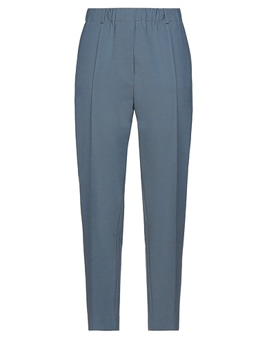 ALYSI Casual trouser CHOCOLAT Grey 53% Polyester, 44% Virgin Wool, 3% Elastane