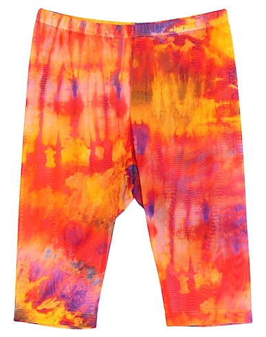 MSGM Shorts & Bermuda Orange 94% Polyamide, 6% Elastane