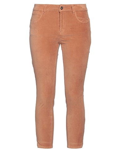 FRACOMINA Casual trouser Camel 98% Cotton, 2% Elastane