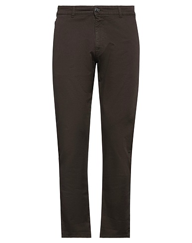 IMPERIAL Casual trouser Dark brown 98% Cotton, 2% Elastane