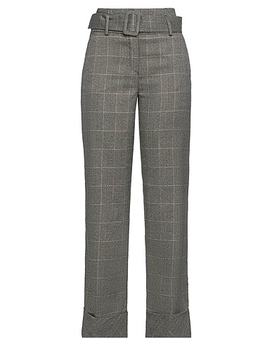 LIU •JO Casual trouser Khaki 63% Polyester, 33% Viscose, 2% Elastane, 2% Metal