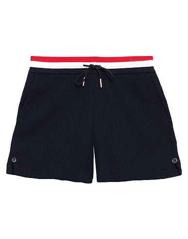 THOM BROWNE Shorts & Bermuda Midnight blue 100% Cotton, Elastane