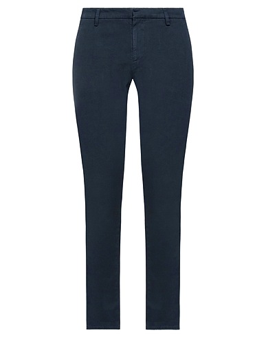 DONDUP Casual pants Midnight blue 97% Cotton, 3% Elastane