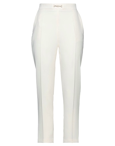 ELISABETTA FRANCHI Pantalone 1 ESSENTIALS
 Avorio 100% Poliestere