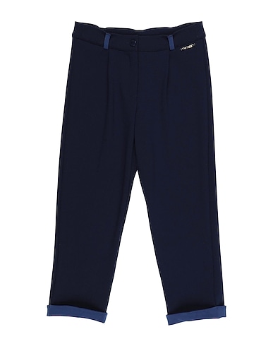 TWINSET Casual trouser Midnight blue 95% Polyester, 5% Elastane