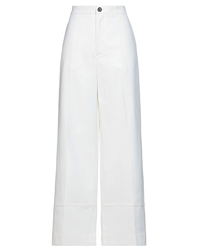 COLVILLE パンツ ホワイト コットン 62% / リネン 38%