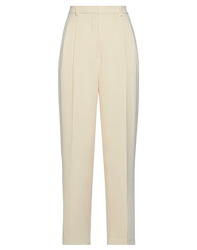 TORY BURCH Pantalone Avorio 70% Triacetato, 30% Poliestere
