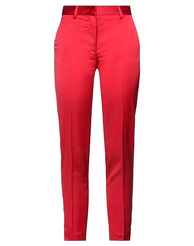MANUEL RITZ Casual trouser Red 96% Polyester, 4% Elastane