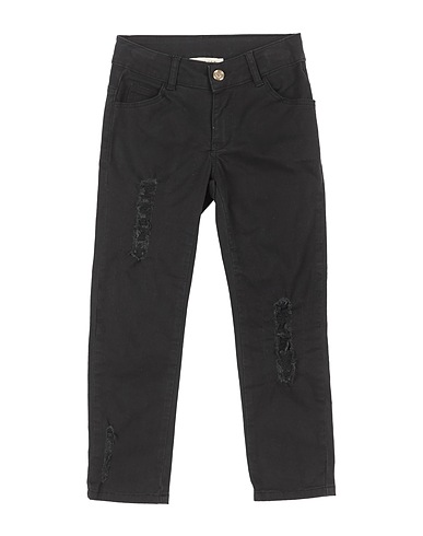 TWINSET Casual pants Black 98% Cotton, 2% Elastane, Polyester