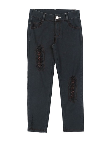 TWINSET Pantalone Blu notte 98% Cotone, 2% Elastan, Poliestere