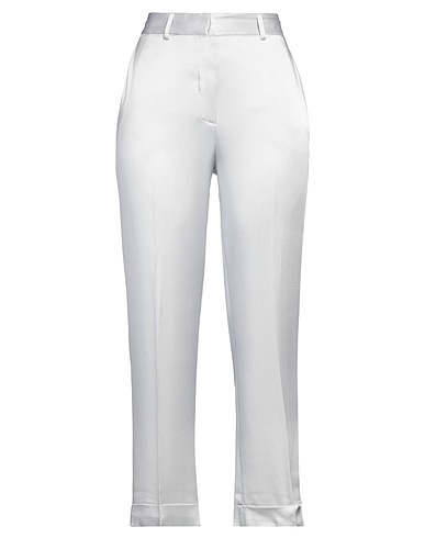 ANTONELLI Pantalone Grigio chiaro 70% Acetato, 30% Viscosa