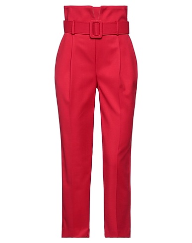 NORA BARTH Casual trouser Red 64% Polyester, 33% Viscose, 3% Elastane