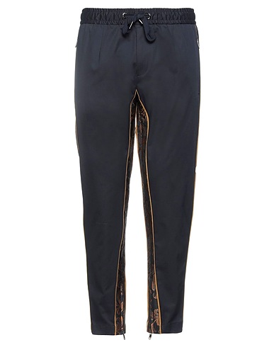 DOLCE&GABBANA Casual trouser Midnight blue 87% Cotton, 10% Polyester, 3% Elastane