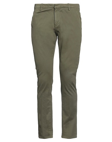 DONDUP Pantalone Verde scuro 98% Cotone, 2% Elastan