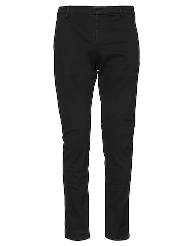 DONDUP Pantalone Nero 98% Cotone, 2% Elastan