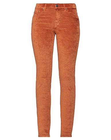 JACOB COHЁN Casual trouser Tan 50% Viscose, 48% Cotton, 2% Elastane