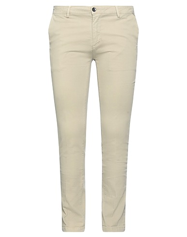 YAN SIMMON Casual trouser Sand 98% Cotton, 2% Elastane