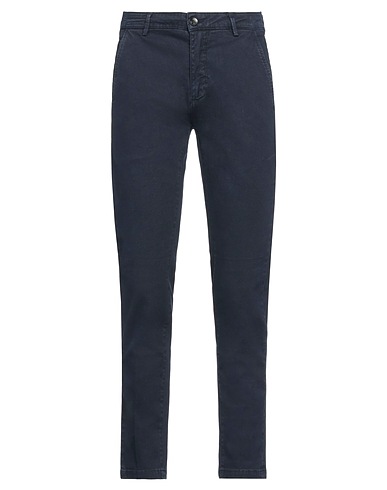 YAN SIMMON Pantalone Blu notte 98% Cotone, 2% Elastan