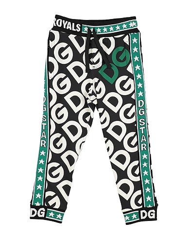 DOLCE&GABBANA Casual trouser Green 100% Cotton, Elastane