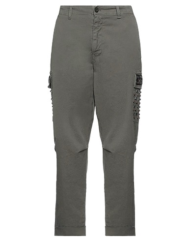 MASON'S Casual trouser Military green 98% Cotton, 2% Elastane