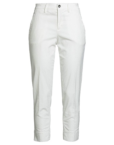LATINO' Pants BIANCO 53% Cotton, 45% Viscose, 2% Elastane
