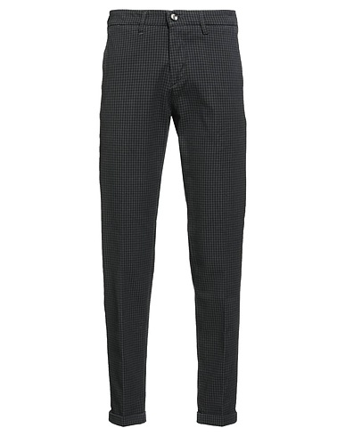 RE_HASH Casual trouser Charcoal 98% Cotton, 2% Elastane