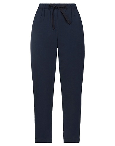 SEMICOUTURE Casual trouser Midnight blue 64% Polyester, 34% Viscose, 2% Elastane