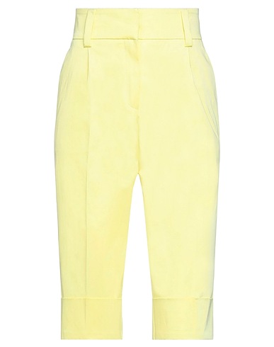 TRUE ROYAL Casual trouser Yellow 96% Cotton, 4% Elastane